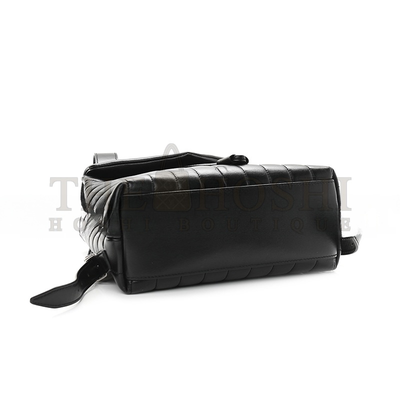 Y51 LOULOU SMALL BACKPACK BLACK IN QUILTED LEATHER 516272909633 (26*22*11cm) Master Quality